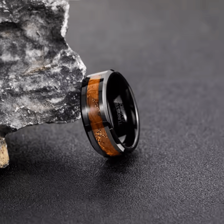 Tungsten Wood Ring