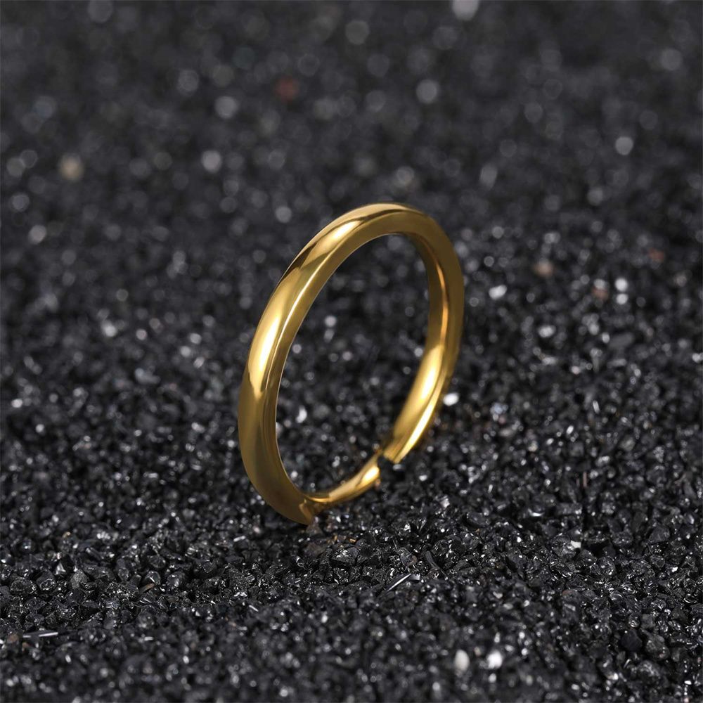 2mm Gold Tungsten Carbide Rings High Polished Women Wedding Bands