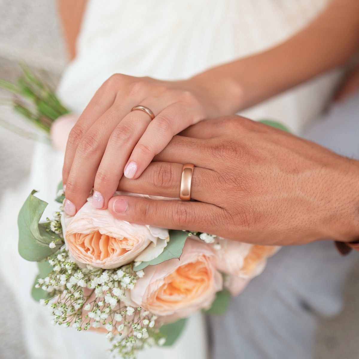 4mm Dome High Polished Tungsten Carbide Rings Rose Gold Women Engagement Wedding Bands