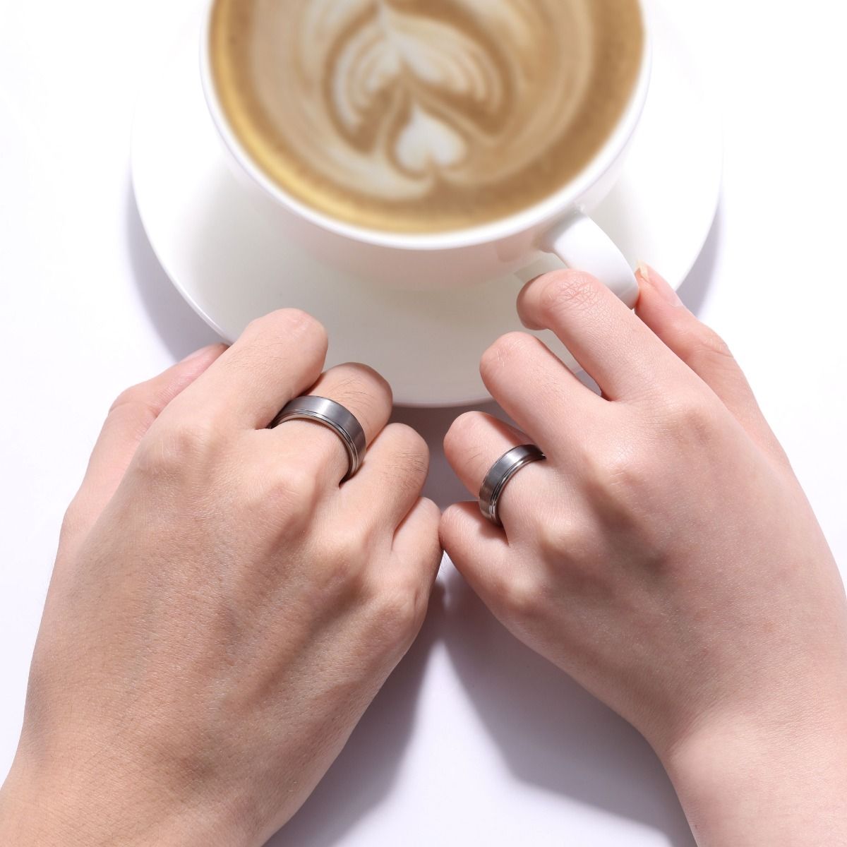 6mm Silver Color Tungsten Carbide Ring Brushed Ring Man Women Engagement Wedding Bands