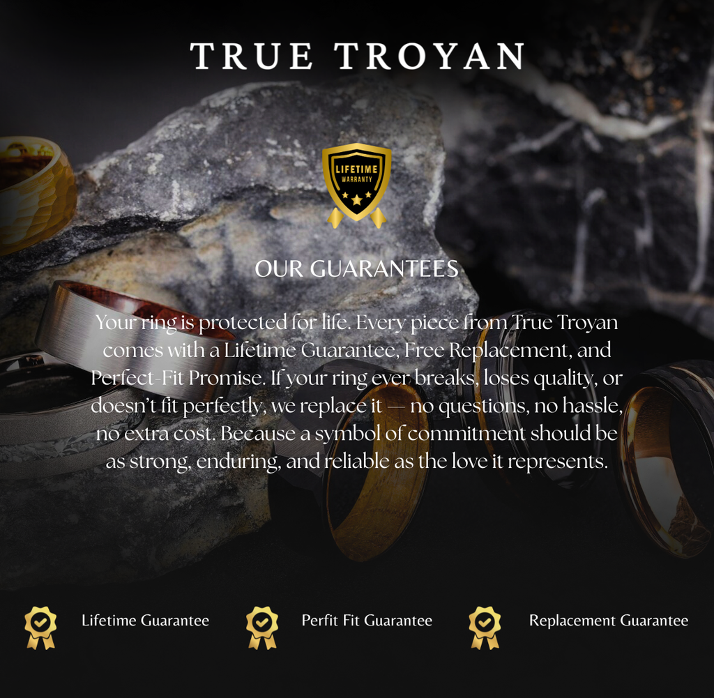 8mm Blue Opal Inlaid Hammered Pattern Tungsten Carbide Ring for Men