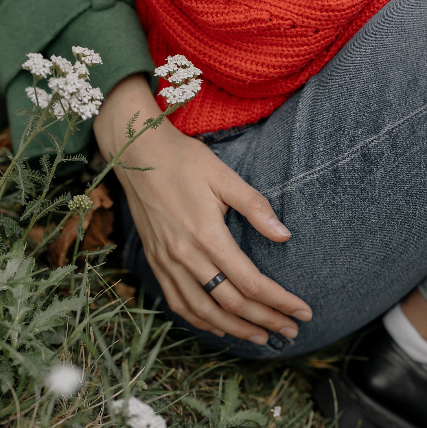 Fashion Jewelry 6mm Titanium Ring Men Women Black Matte Wedding Engagement Band Brushed Unisex Couple Rings